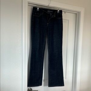 Anne Klein Dark Blue Boot Cut Jeans